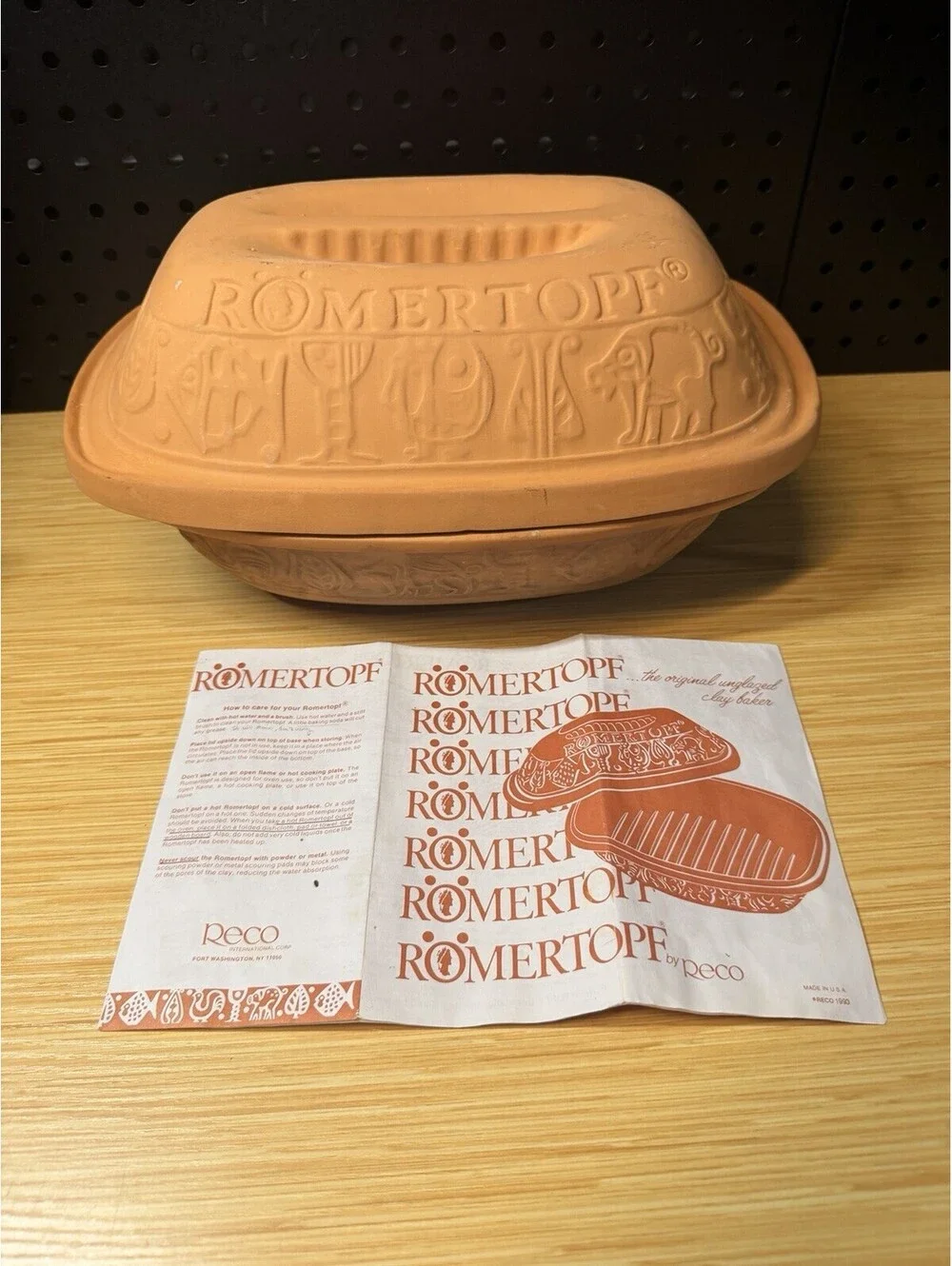 Vintage Romertopf Clay Baker Roaster West Germany 111 Bread